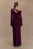 Miles Knit Maxi Skirt Plum