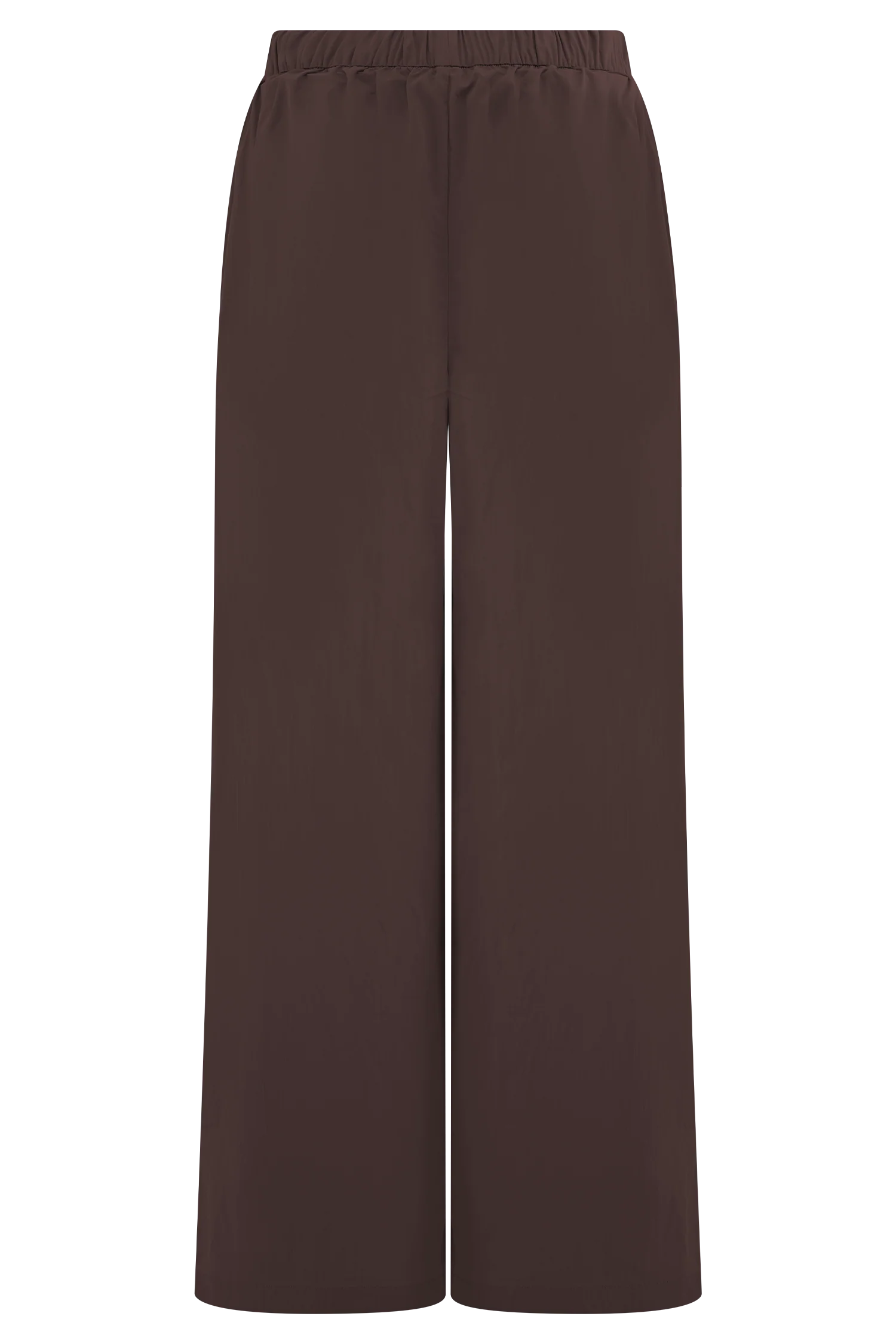 Janayia Cotton Wide Leg Pants Dark Espresso