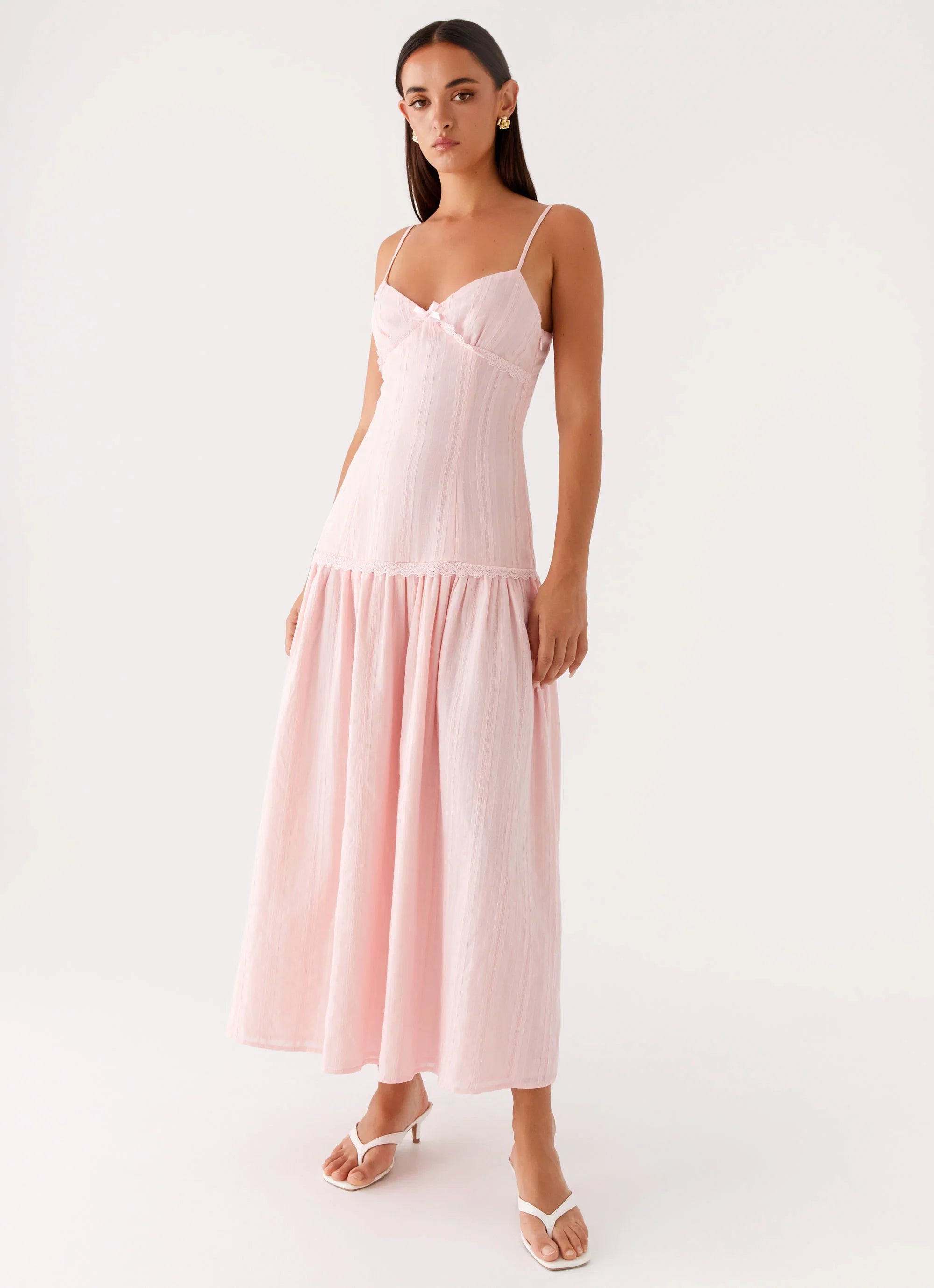 Found You Midi Dress Pink