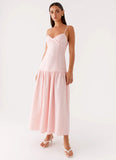 Found You Midi Dress Pink