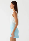 Sharona Mini Dress Blue Ombre