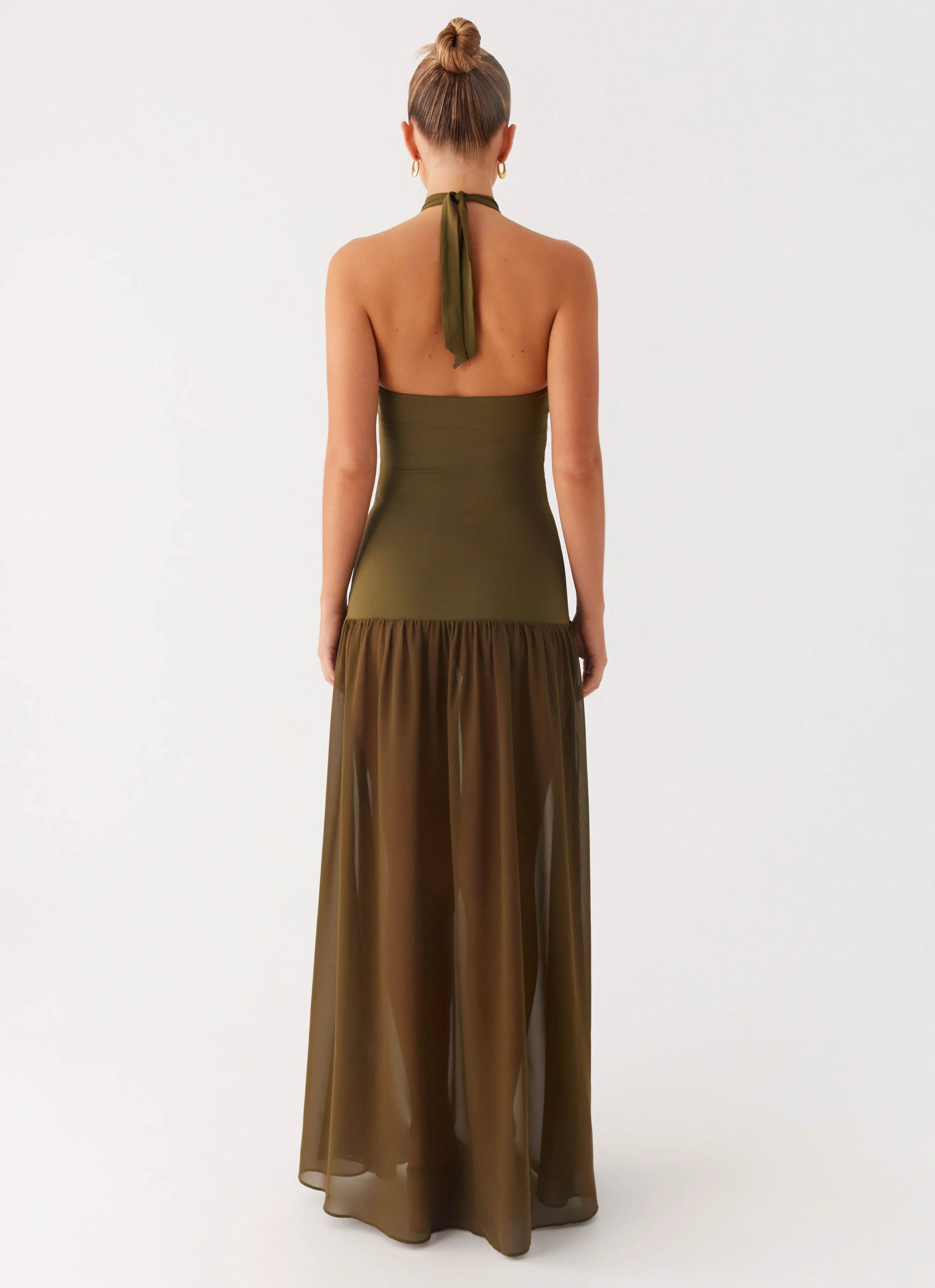 Cypress Kiss Maxi Dress Khaki