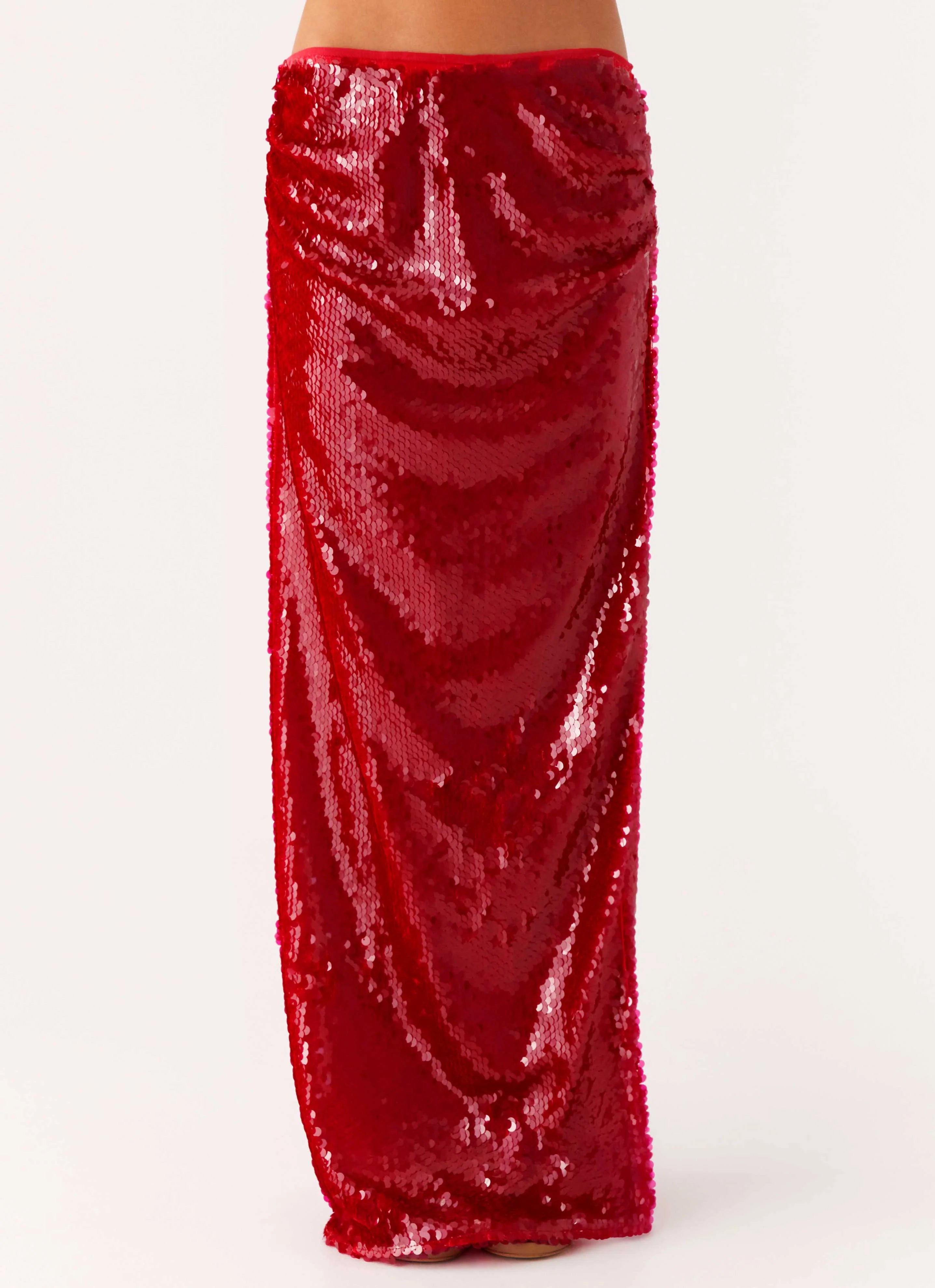 Amosa Maxi Skirt Fuchsia