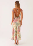 Role Model Maxi Dress Yellow Peony