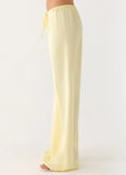 Deacon Low Rise Pants Yellow