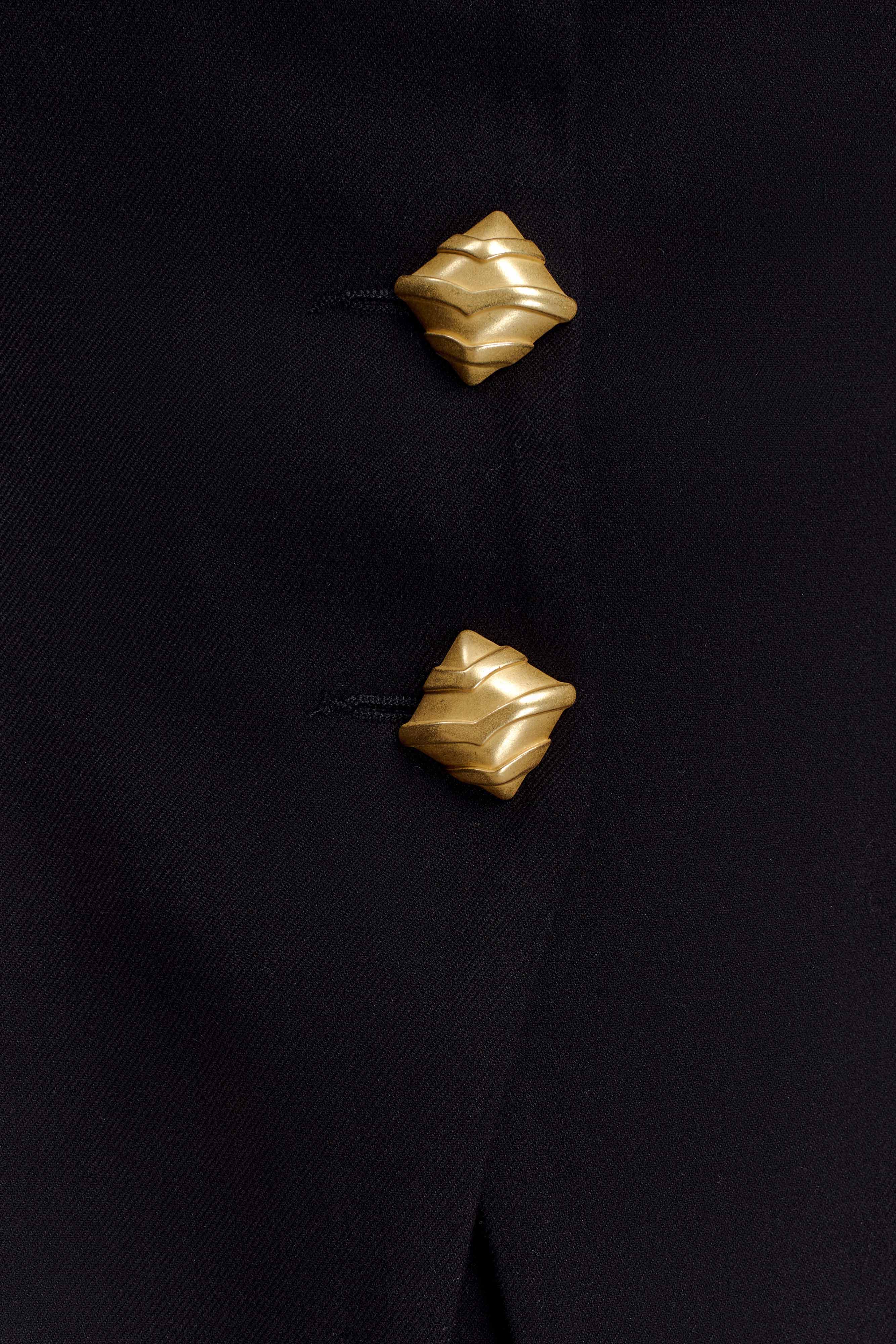 Christel Suiting Fitted Blazer Black