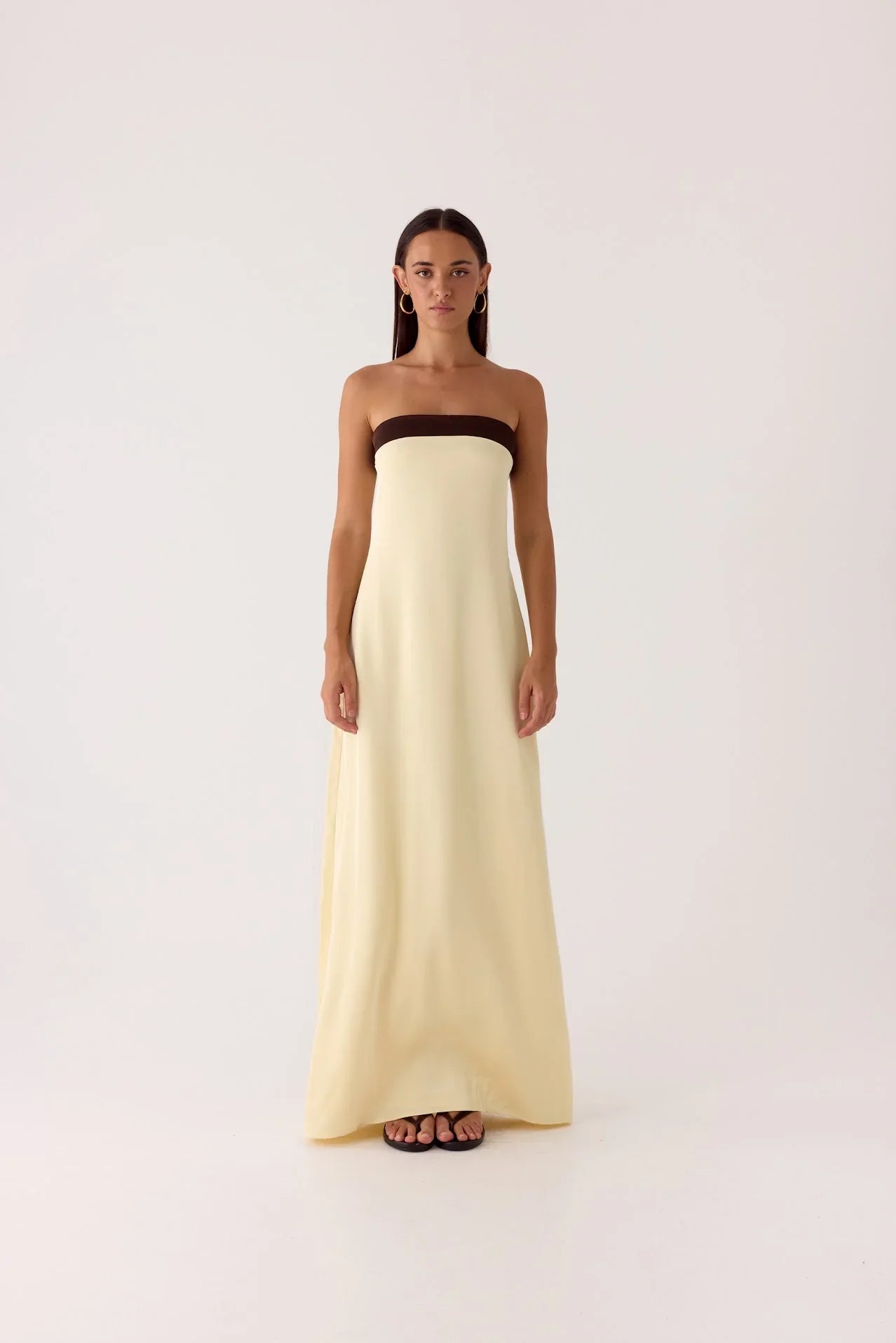 Jiana Maxi Dress Baby Yellow