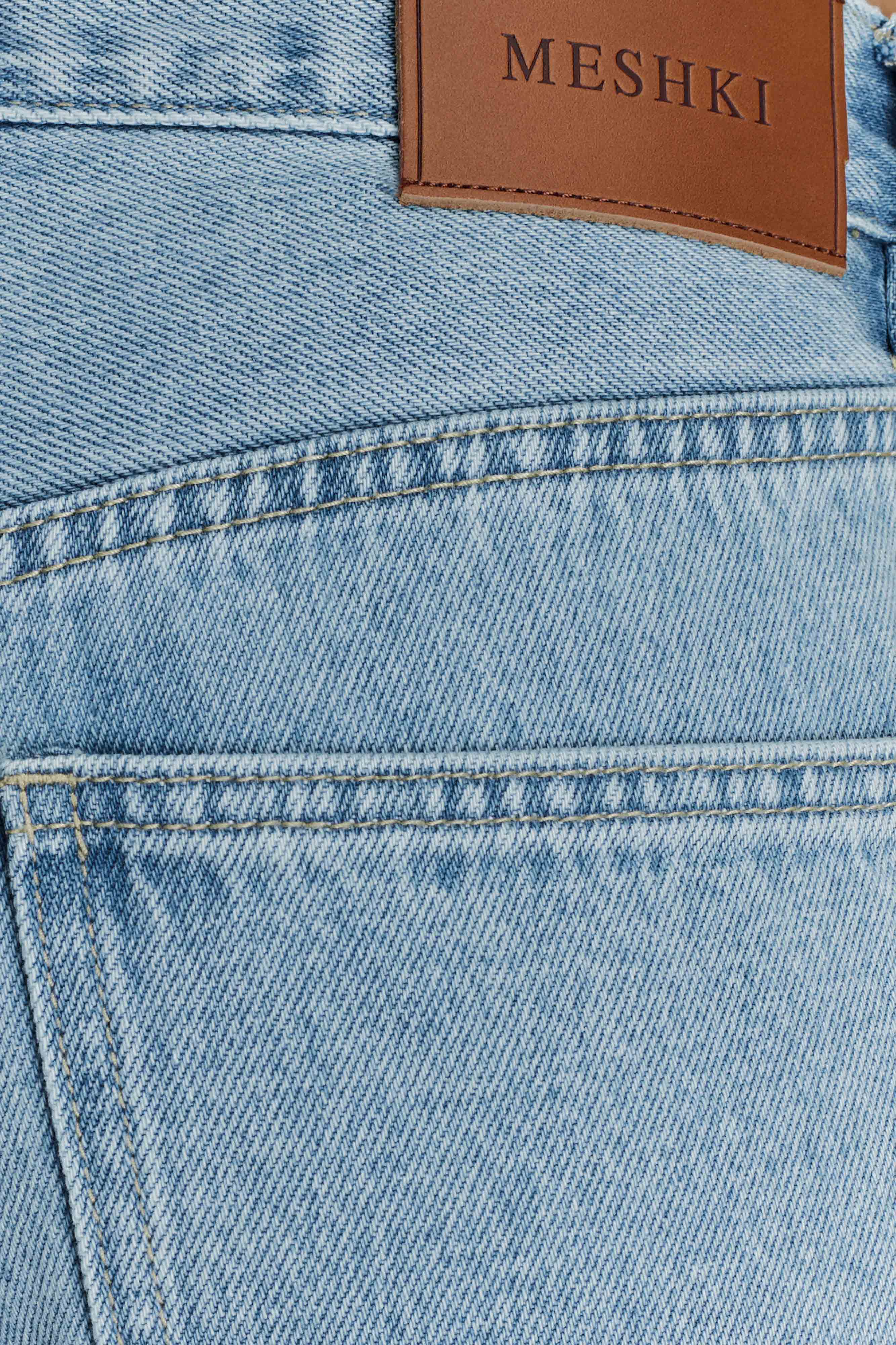 Mannon Mid Rise Denim Jeans 80S Blue