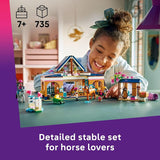 LEGO Friends Horse Stable and Riding Academy Building Toy for Girls Boys Pretend Play Set for Kids Ages 7 W 3 Minidolls Toy Animal Figures Accessories Gift Idea for Birthdays 42688