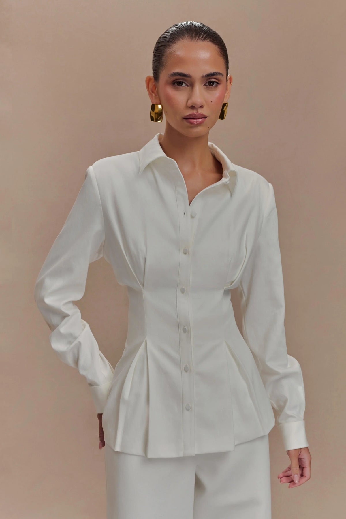 Rhia Oversized Shirt White