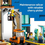 LEGO City Central Train Station Building Toy Multi Level Pretend Play Set for Boys Girls Ages 7 Building Blocks for Kids Gift Idea for Birthdays 60469