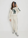 Cream 4th Branded Contrast Trim Jogger Sloane