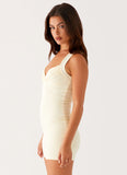 Rosier Mini Dress Yellow