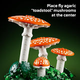 LEGO Botanicals Woodland Mushrooms Building Set for Adults Ages 18 Mushroom Decor for Home Office or Desk Gifts for Women Men Craft Activity 11505