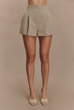 Alden High Waisted Short Pebble
