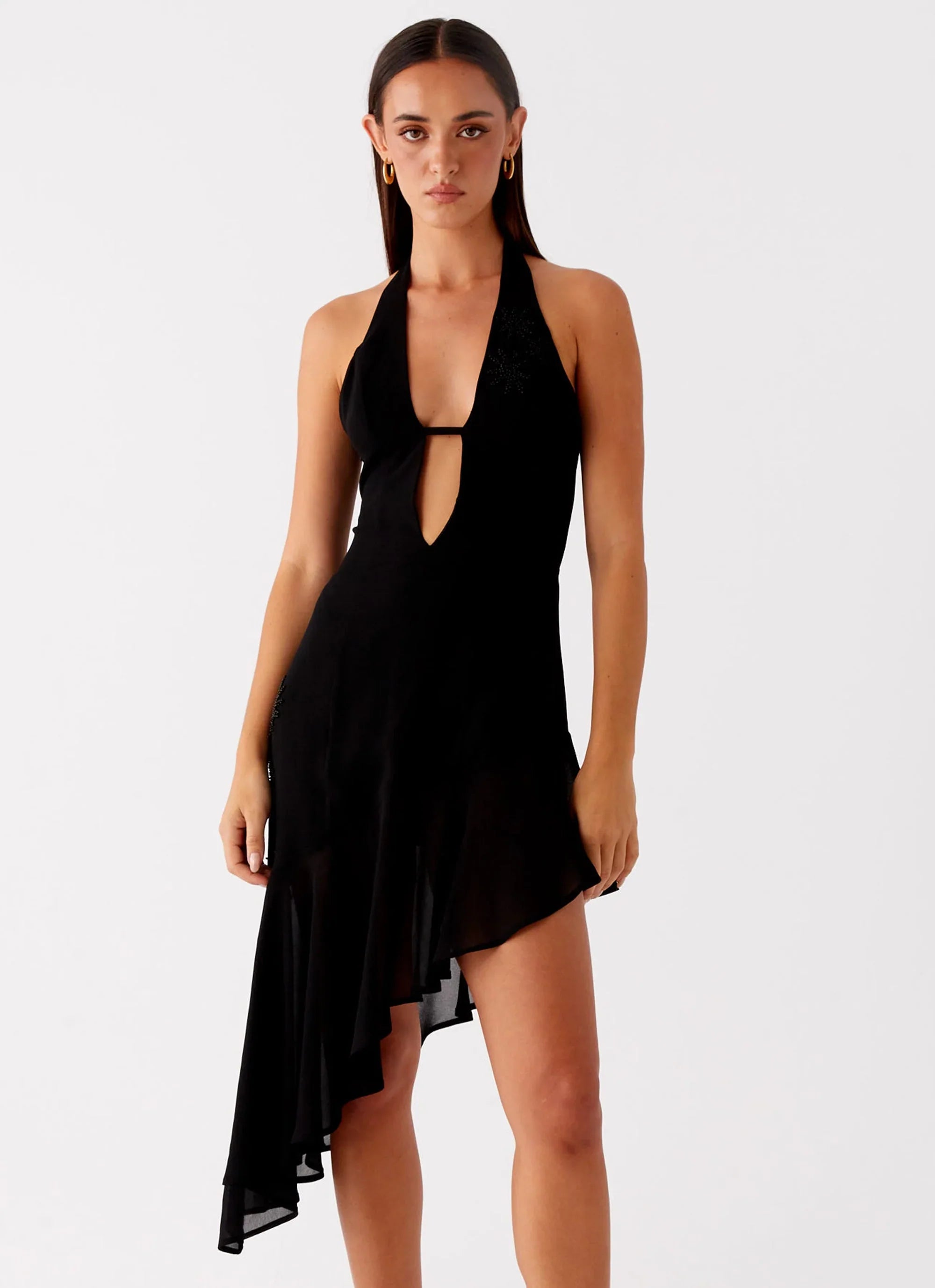 Clean Slate Midi Dress Black