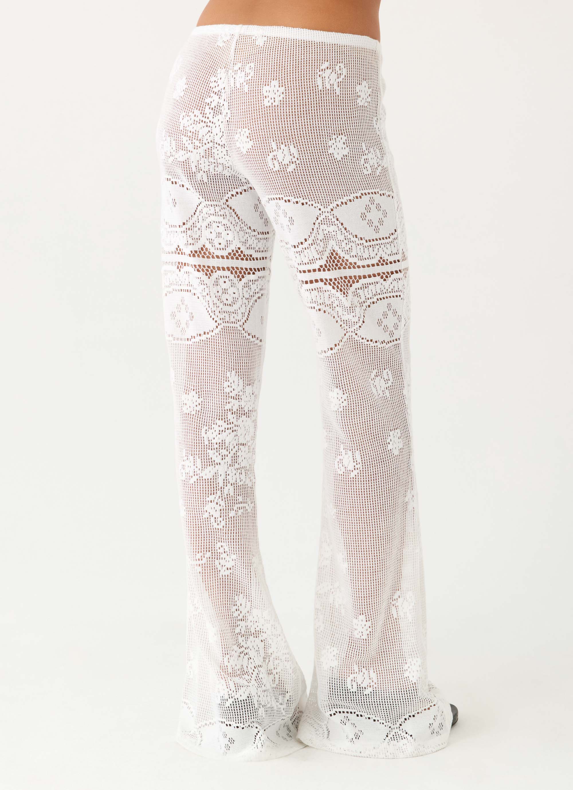 Bosten Low Rise Pants White