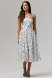 Triumph Polka Dot Bandeau Midi Dress