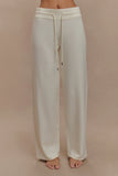 Natalya Knit Wide Leg Pants Ivory