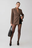 Mateo Oversized Blazer Cacao Brown