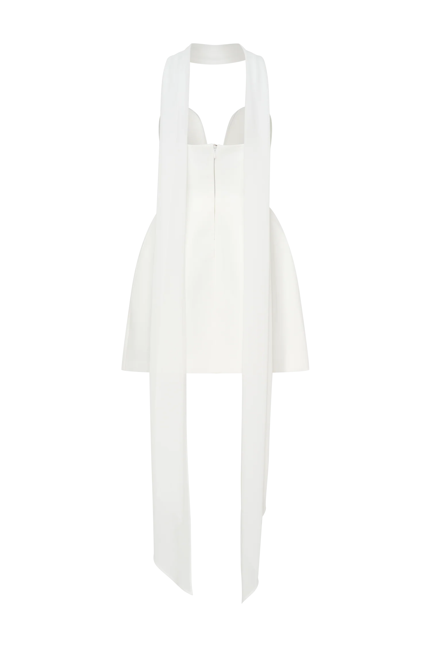 Orellia Strapless Suiting Mini Dress Ivory