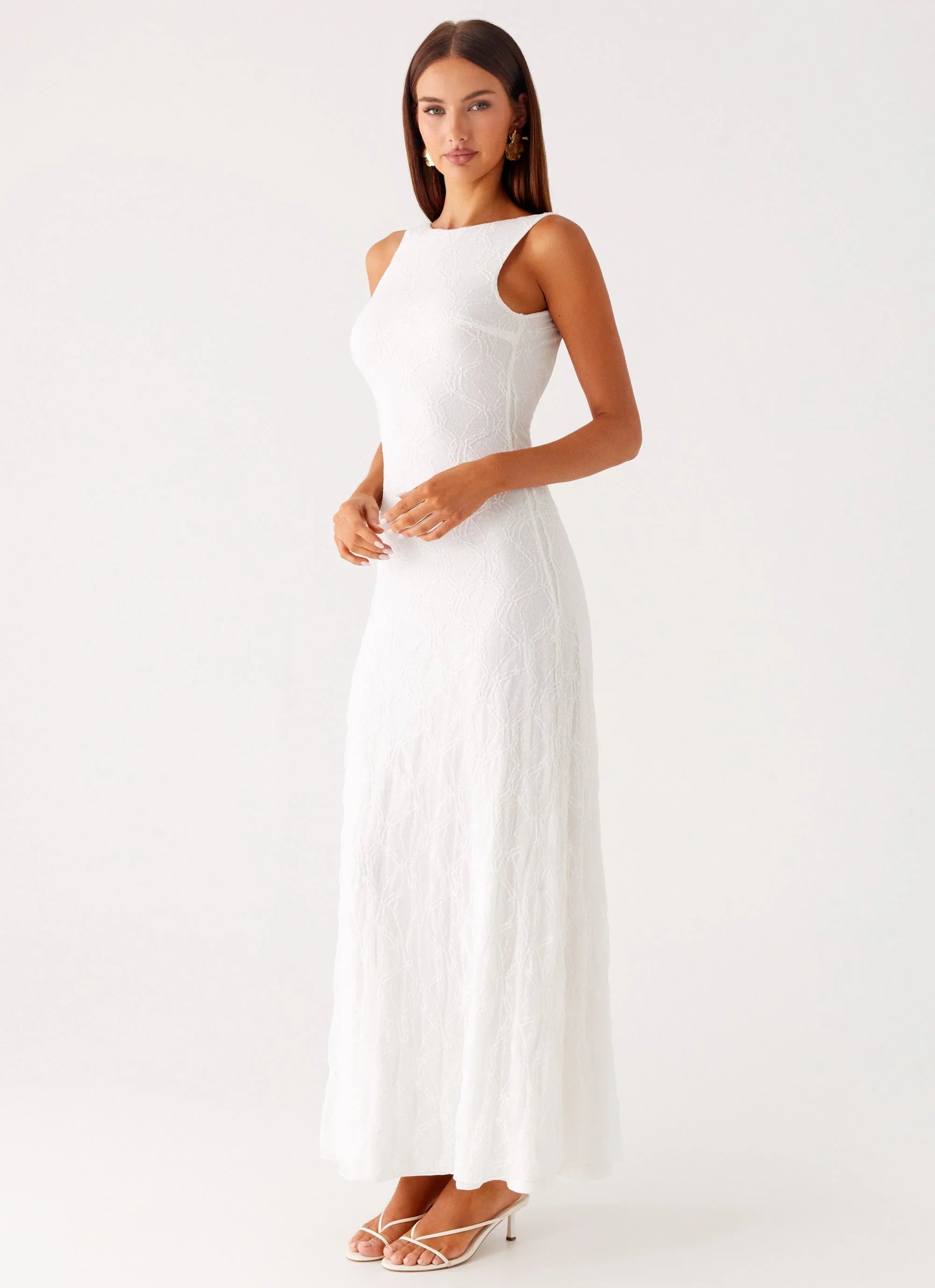 Embrace The Sun Maxi Dress White
