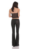 Flyaway Sequin Two Piece Set in Black