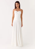 Ruben Maxi Dress White