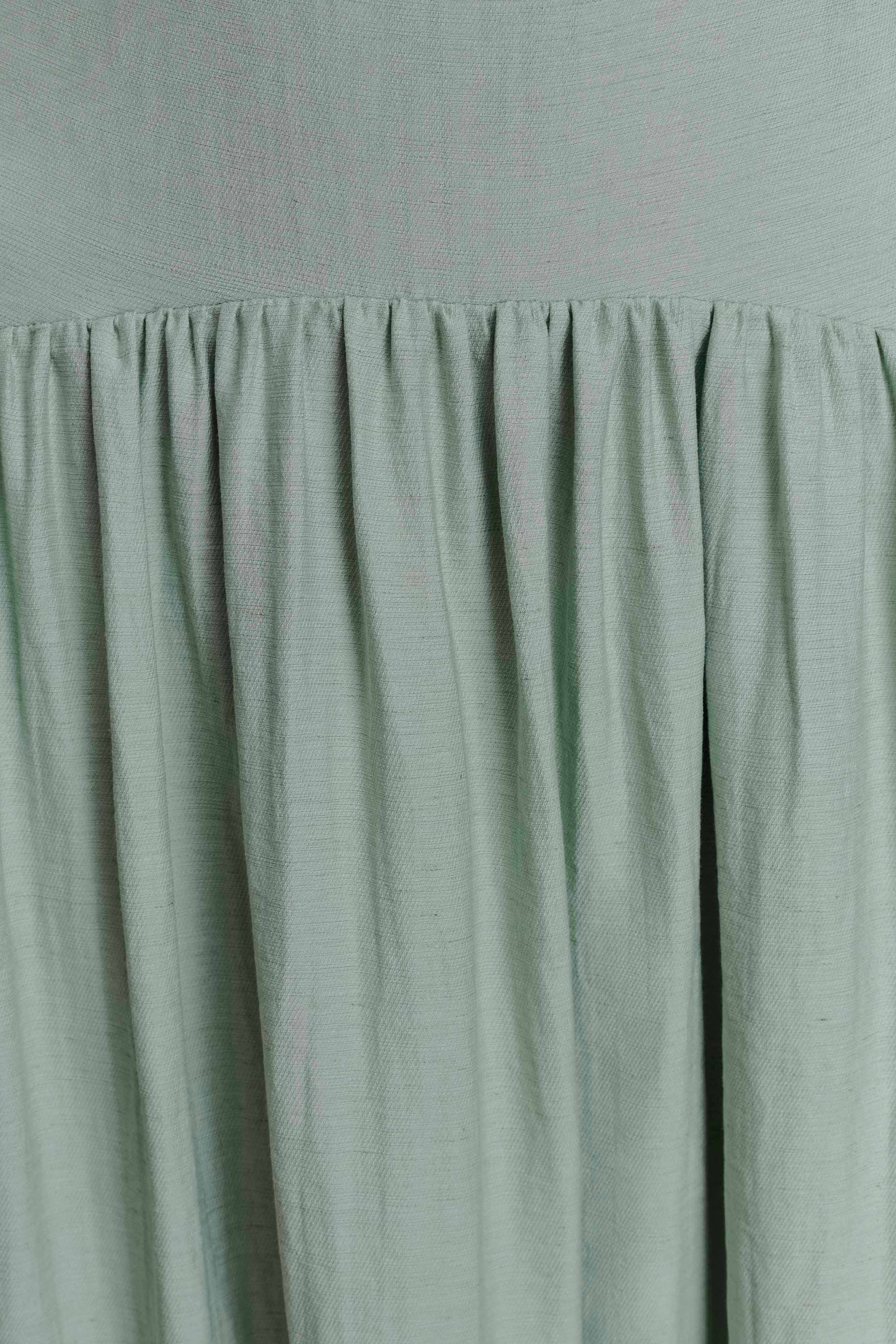 Darling Linen Maxi Dress Sage