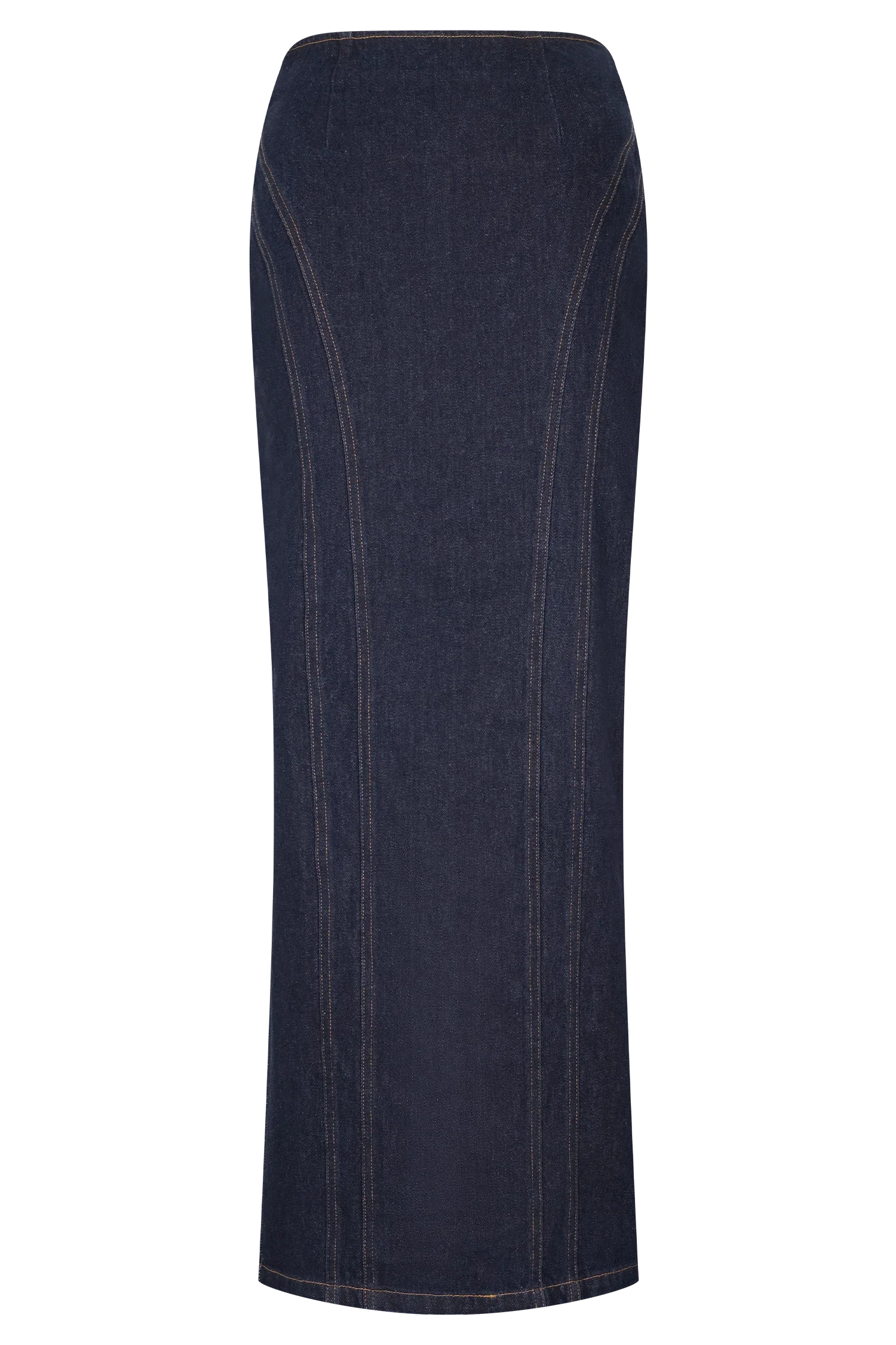 Alma Denim Maxi Skirt Indigo Blue