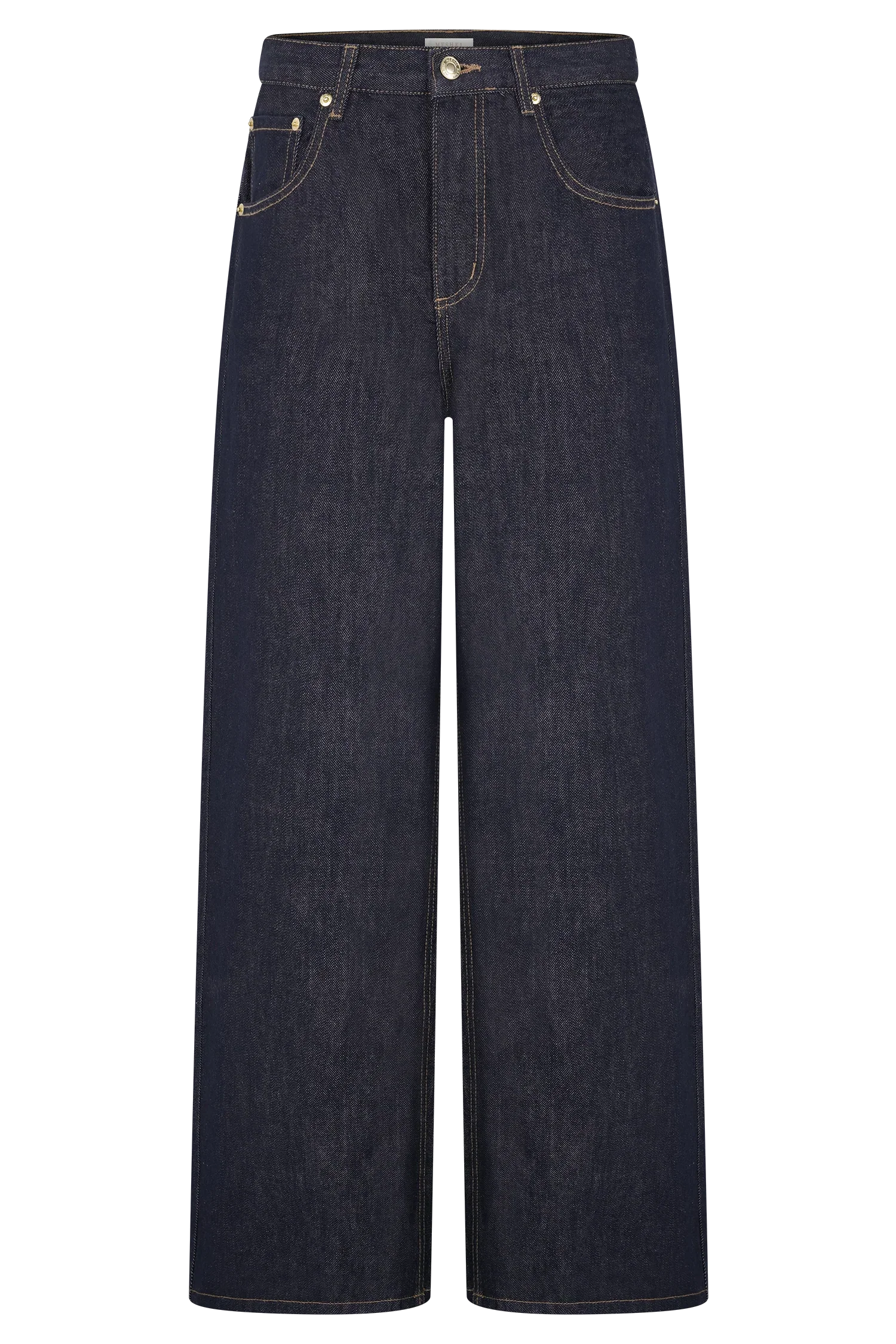 Mannon Mid Rise Denim Jeans Washed Indigo Blue