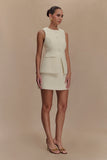 Camilla Boucle Sleeveless Vest Ivory