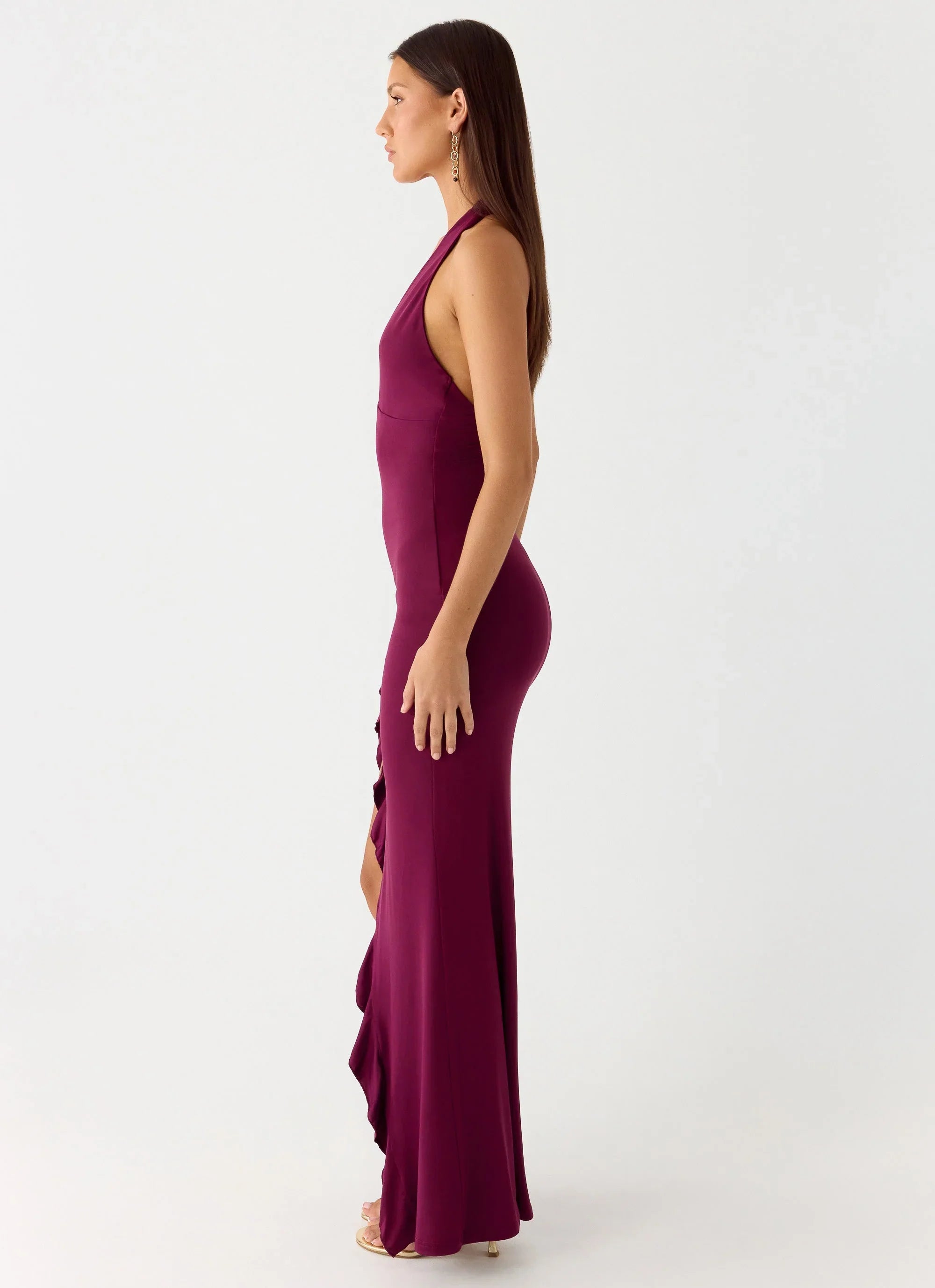 Charmed By You Maxi Dress Plum