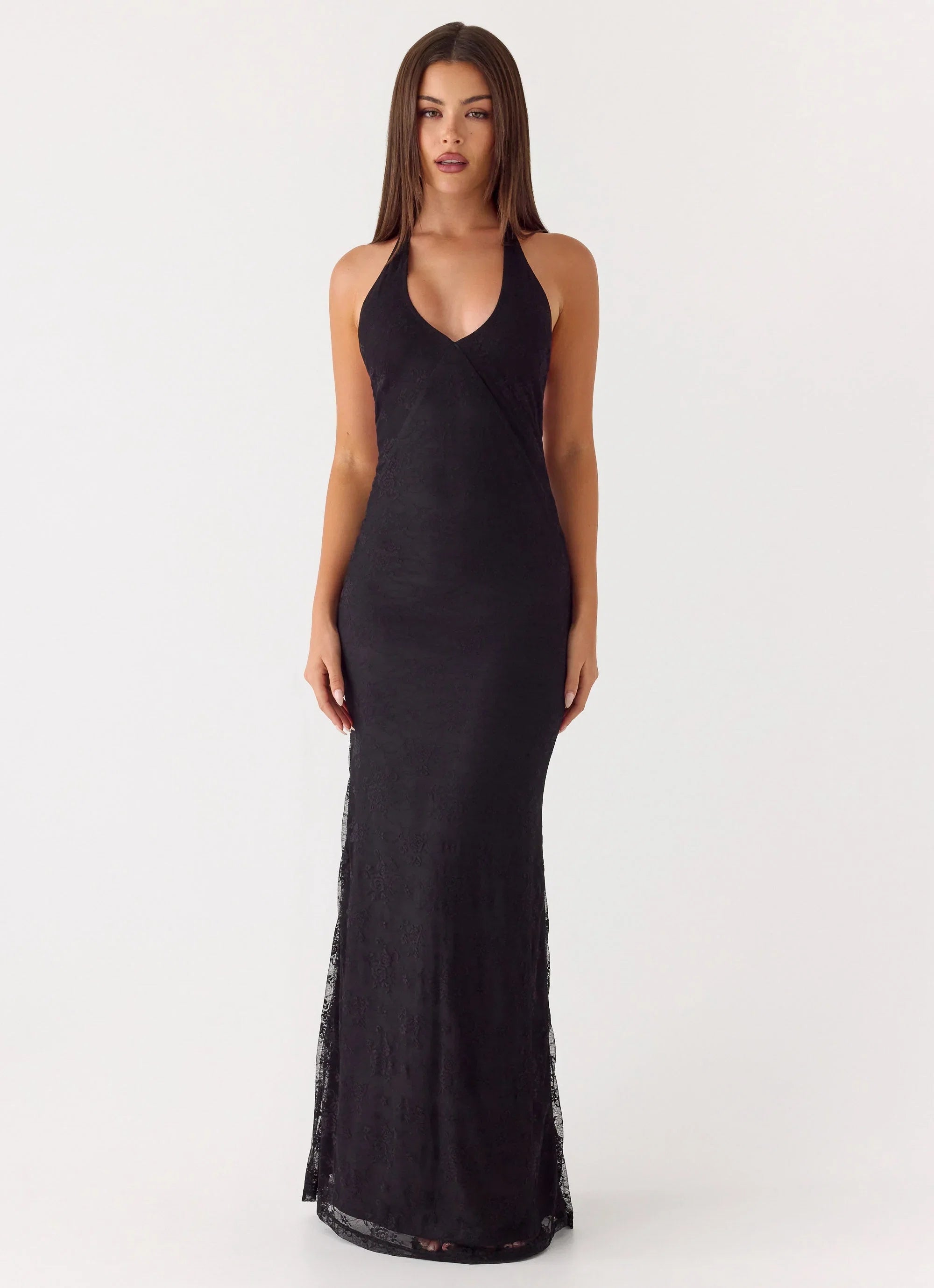 Knowles Lace Maxi Dress Black
