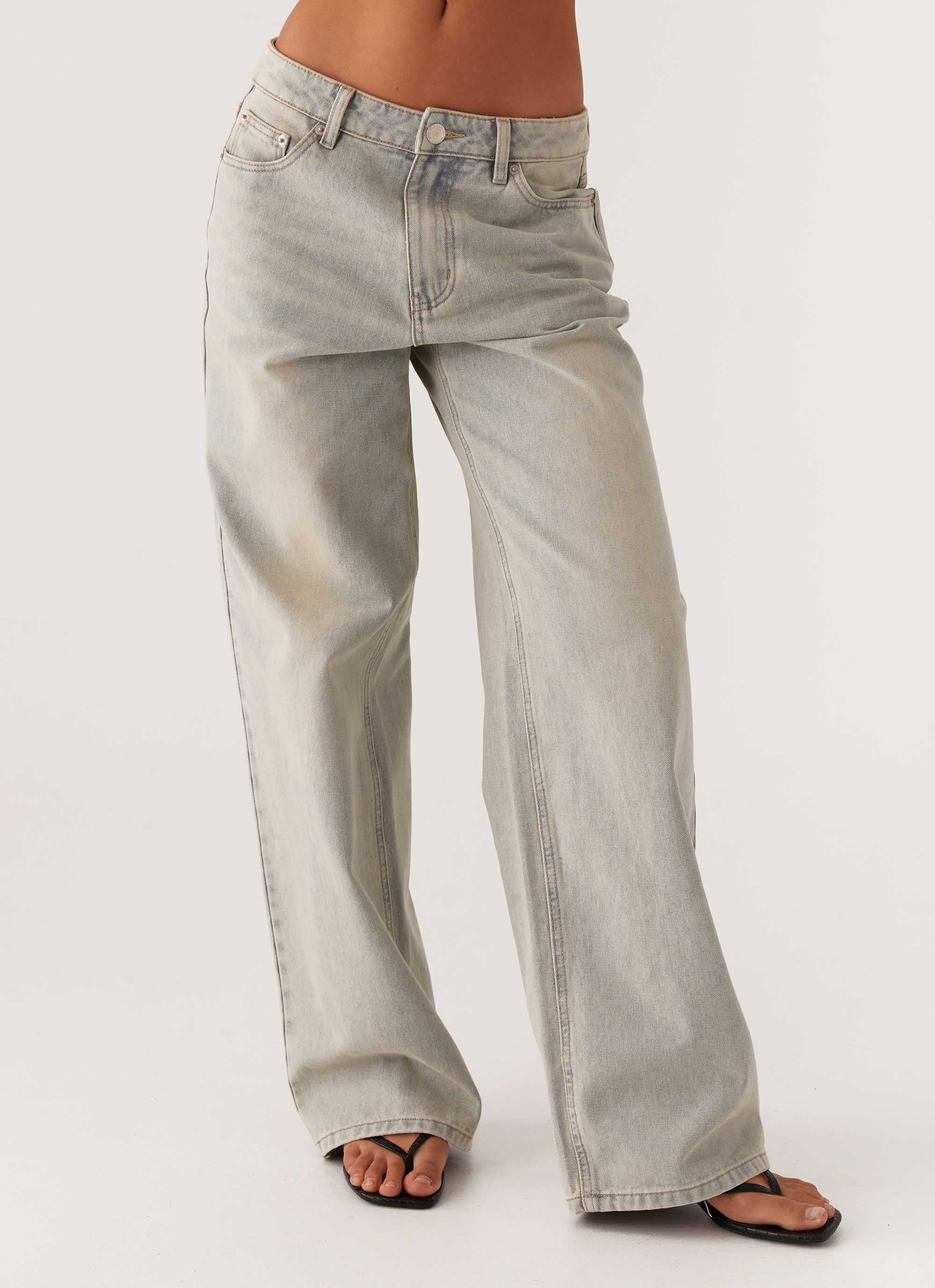 Keanna Low Rise Denim Jeans Vintage