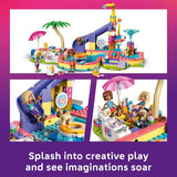 LEGO Friends Fun Water Park Day 42676 Building Toys for Girls Boys Ages 6 Playset W 2 Minidolls 4 Animal Figures 278 pieces Gift for Birthdays