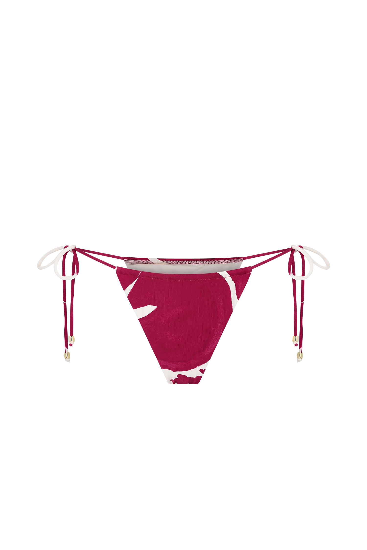 Marquise Bikini Bottom Dragonfruit Deco Fleur Print