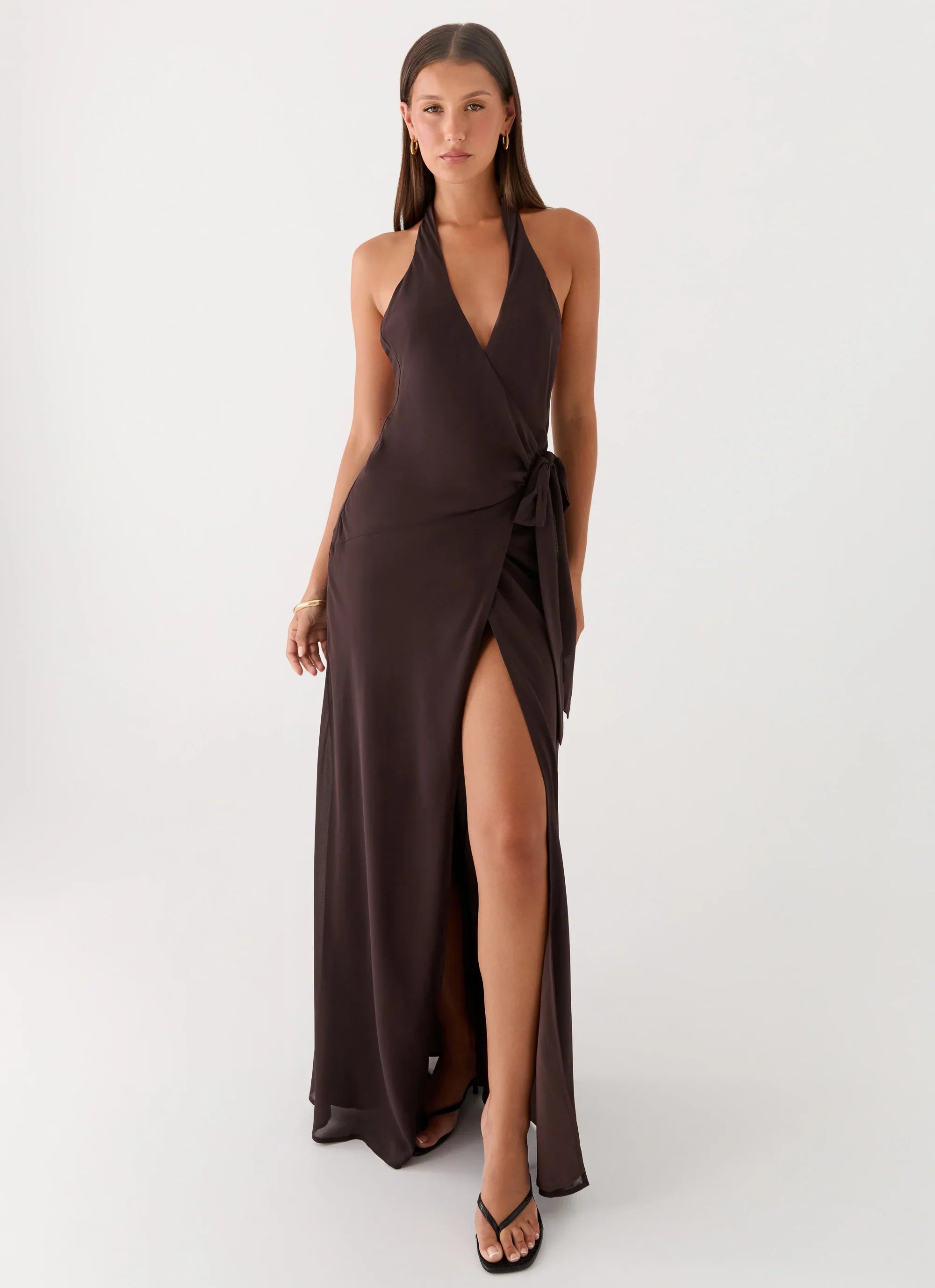So Chic Maxi Dress Cool Chocolate