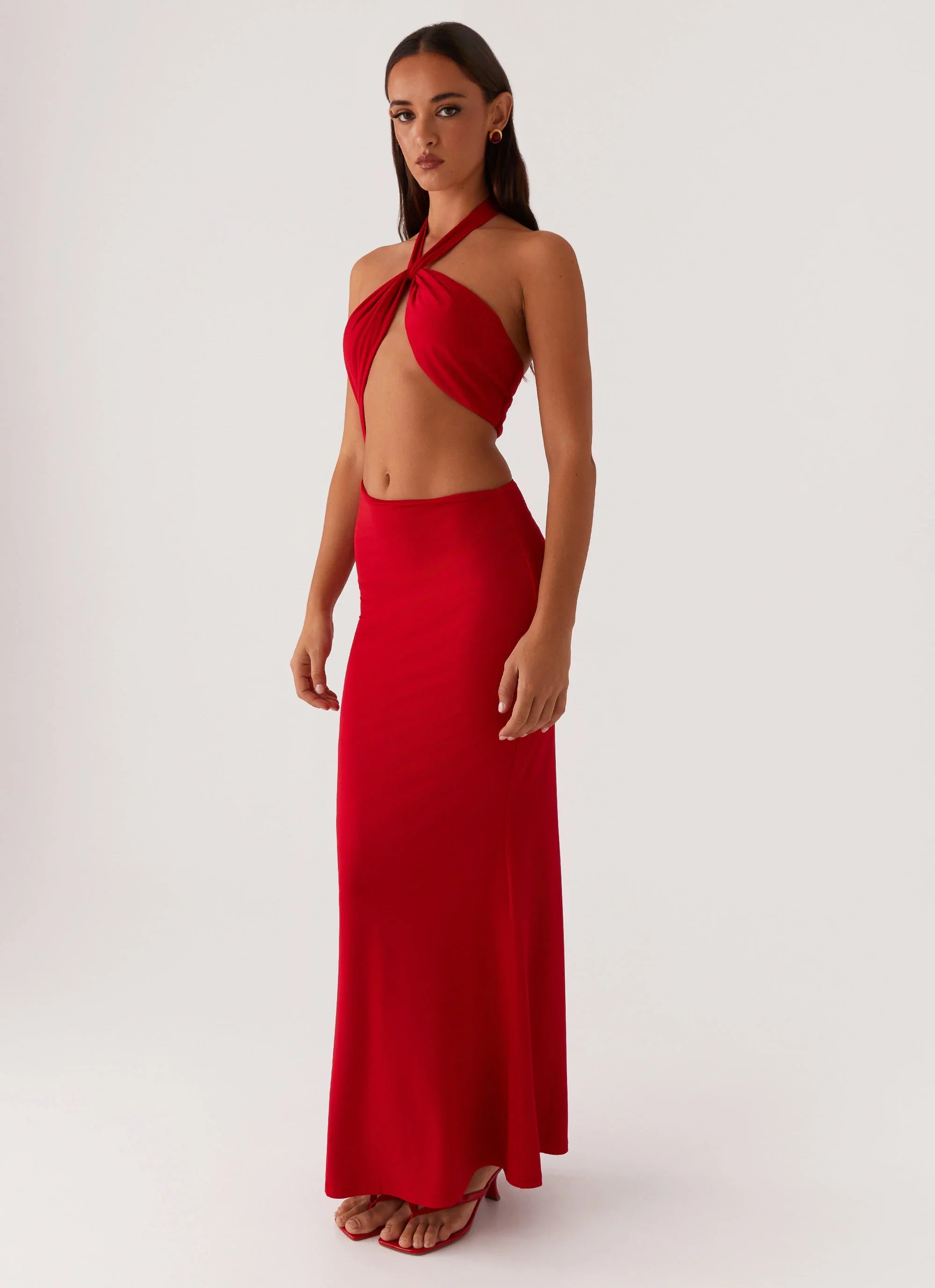 Its Obvious Maxi Dress Red