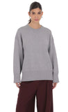 Oversized Knit Jumper in Gray