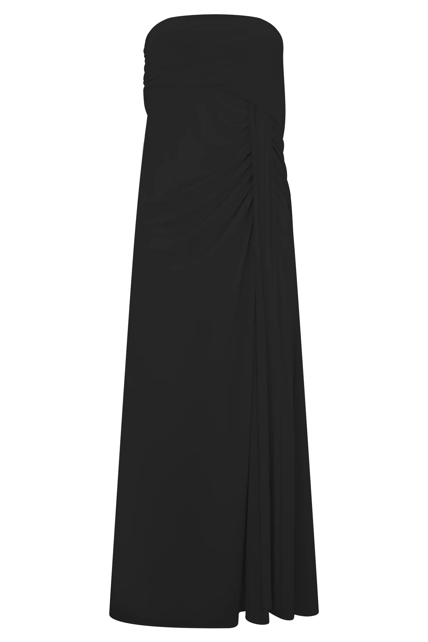Calandra Slinky Maxi Skirt Black