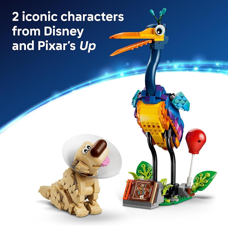 LEGO Disney and Pixar Kevin Dug Building Toy Up Movie Set for Girls Boys Ages 9 Disney Gift for Kids Fans Kids Bedroom or Desk Decor 43290
