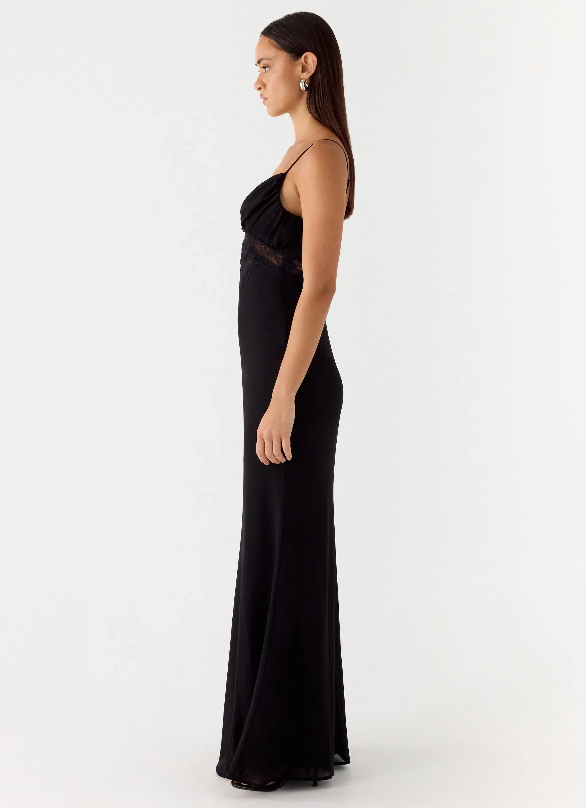 Opulent Maxi Dress Black
