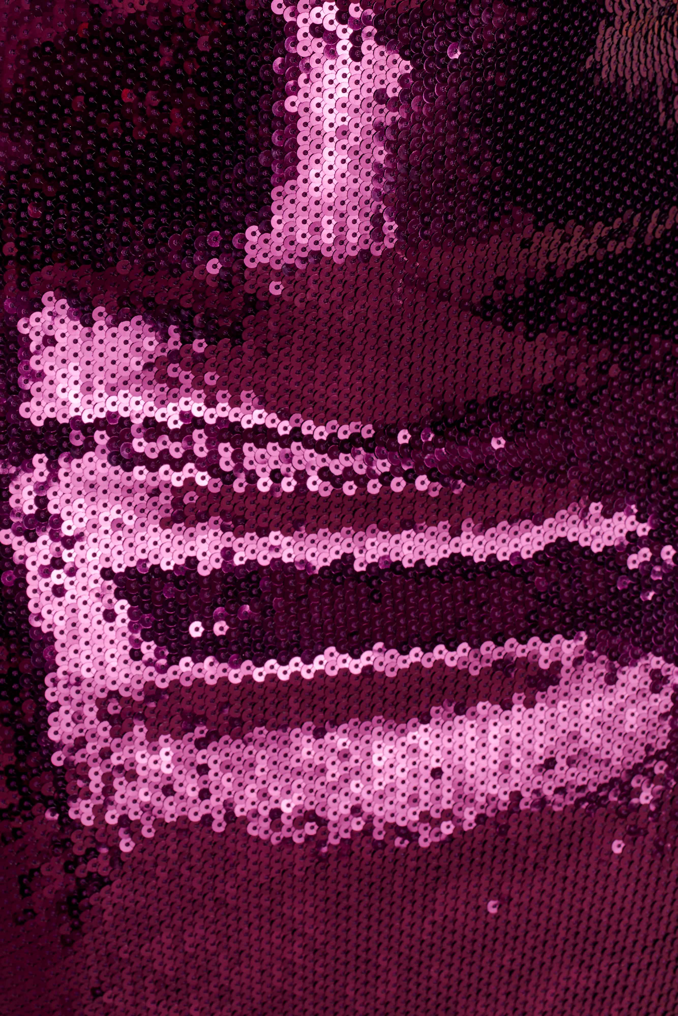 Veronica Sequin Midi Dress Plum