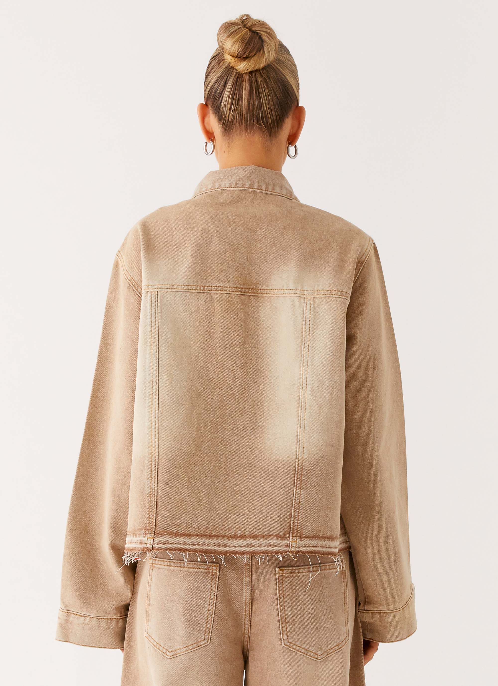 Khalil Denim Jacket Tan