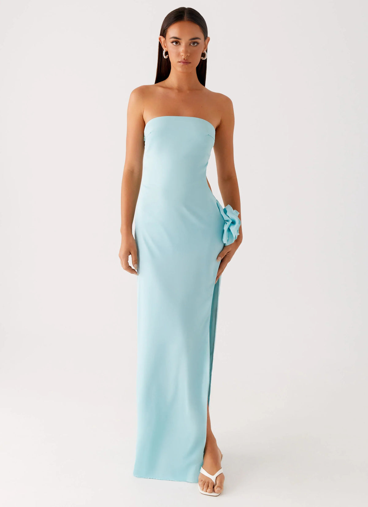 Fenway Strapless Maxi Dress Mint