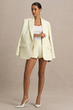 Lina Cream Tailored Shorts