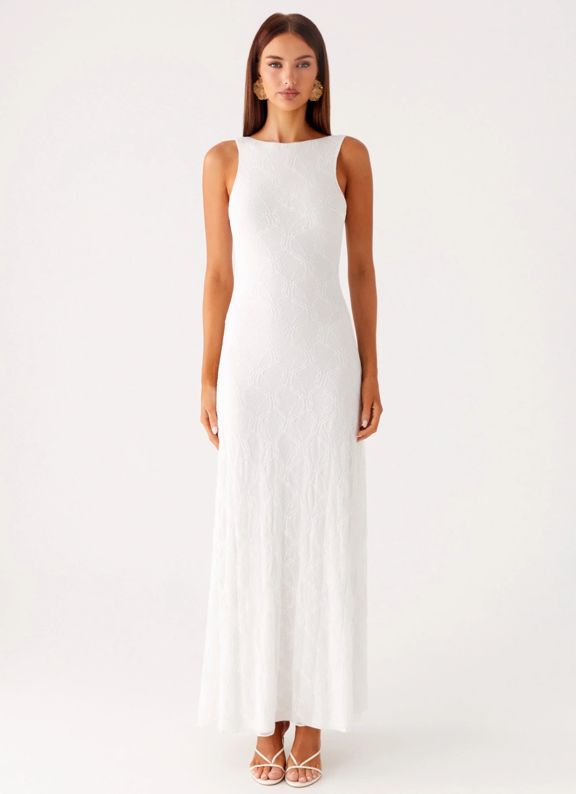Embrace The Sun Maxi Dress White