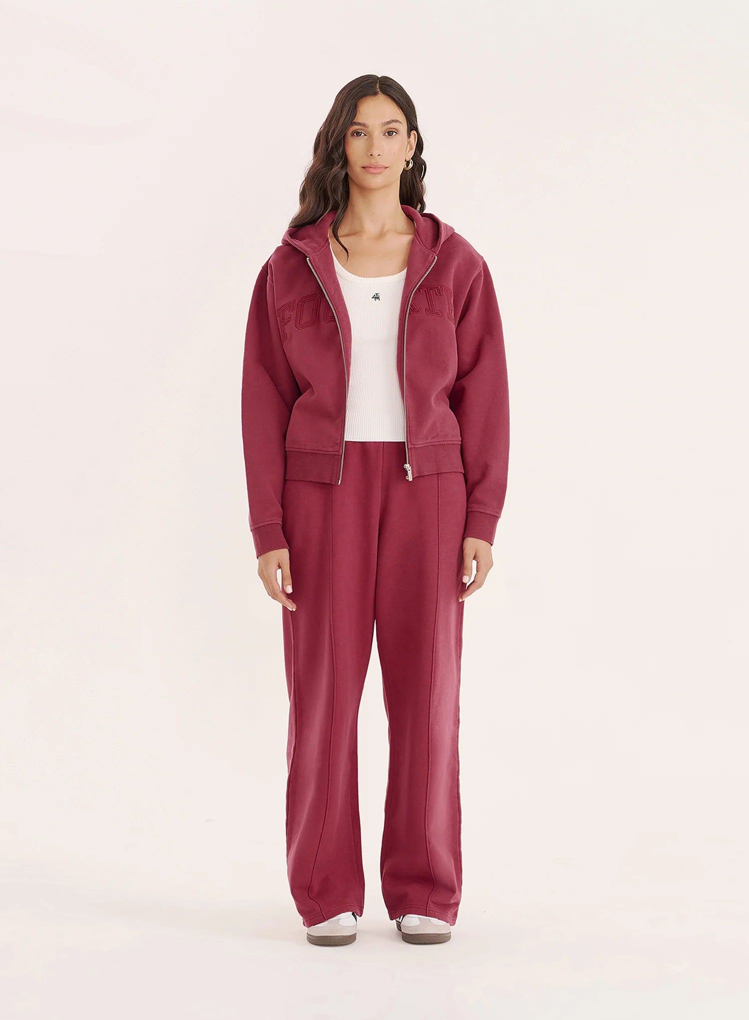Berry 4th Wide Leg Branded Joggers