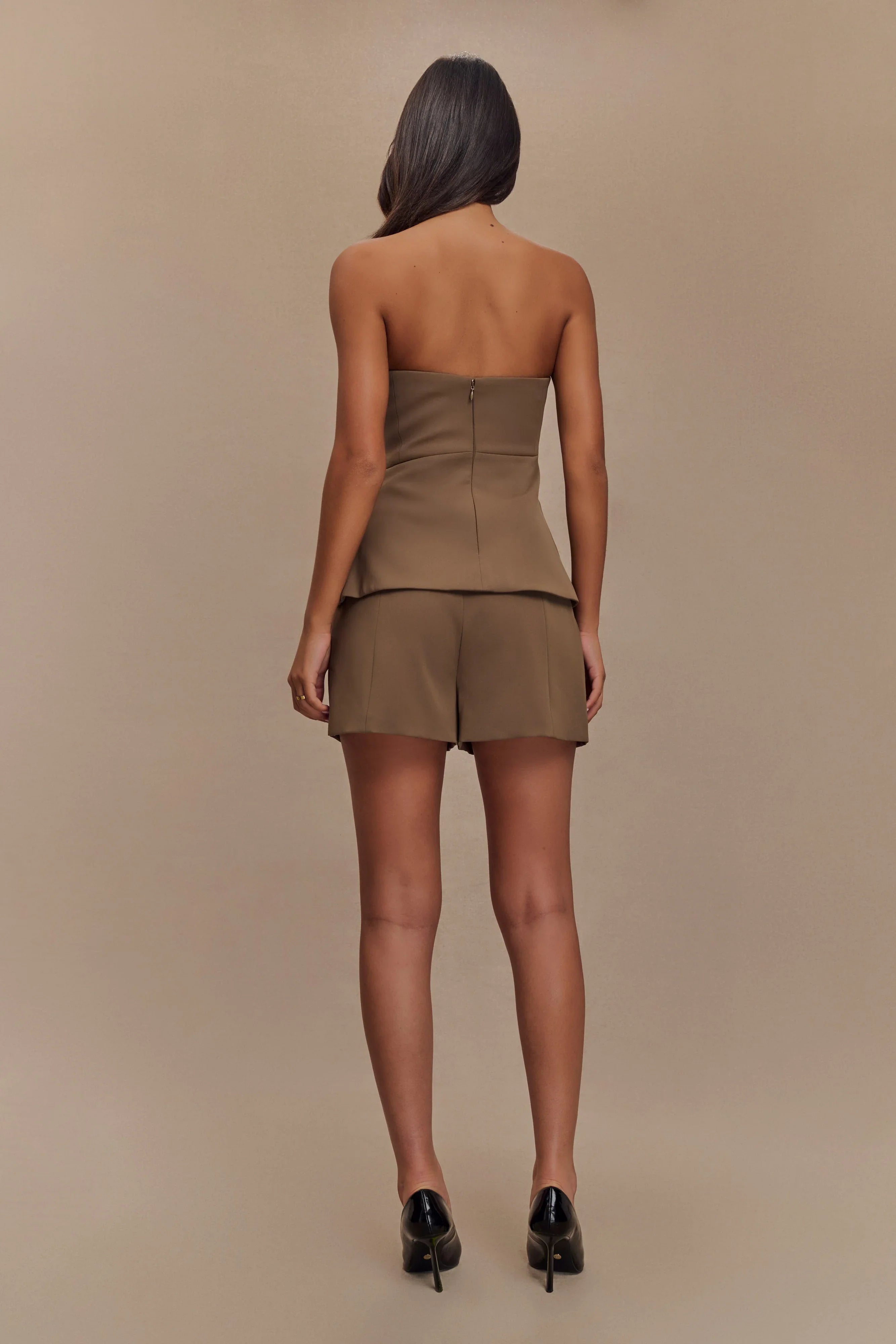Korrie Suiting Short Cacao Brown
